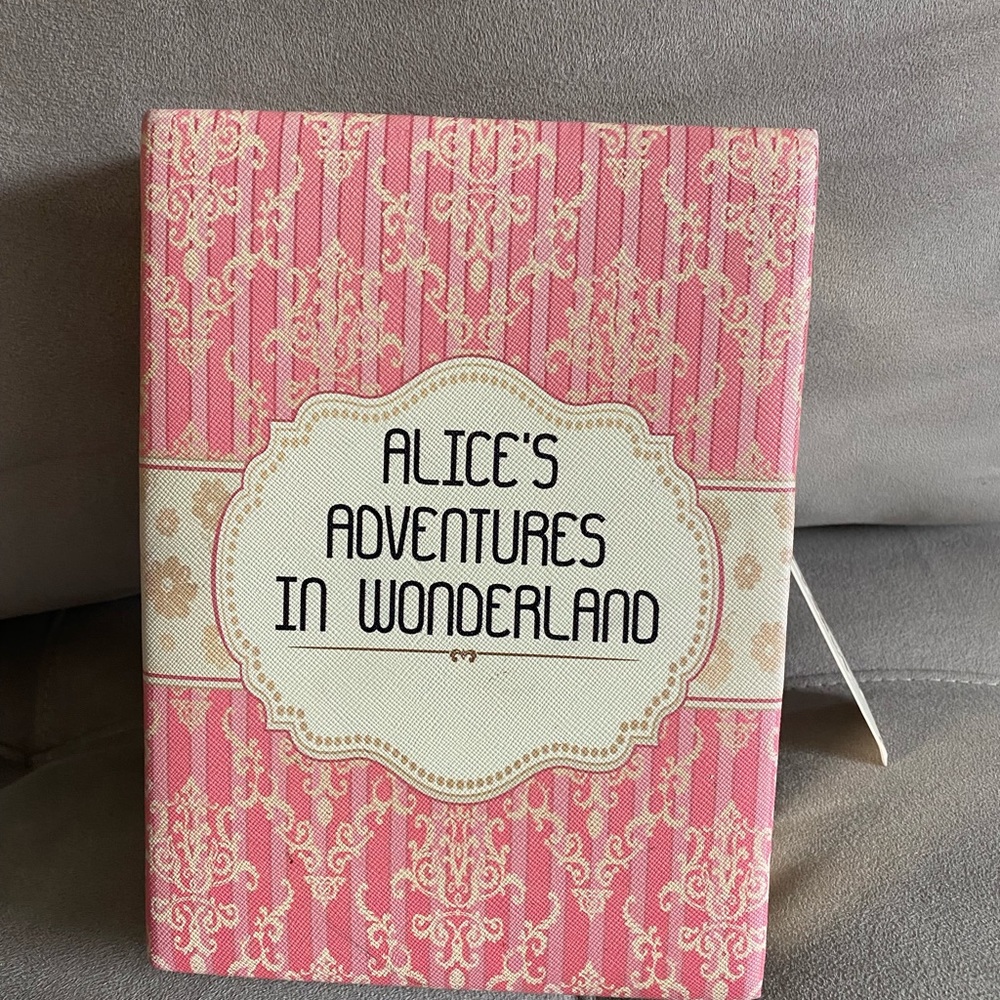 Alice in Wonderland Book Clutch